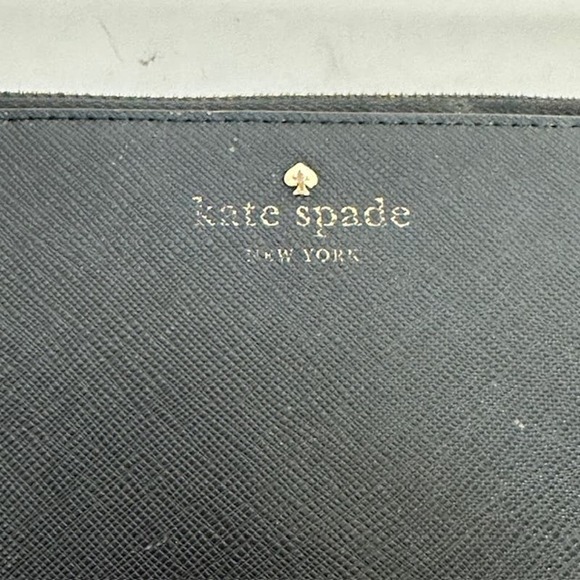 Kate‎ Spade Black Zip Around Wallet - Picture 3 of 5